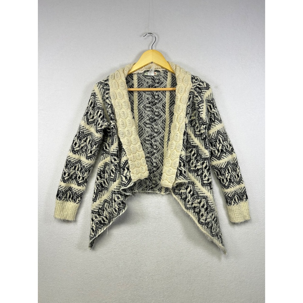 Vivid Collection of NY Women's Open Front Geometric Pattern Cardigan‎ Sweater
